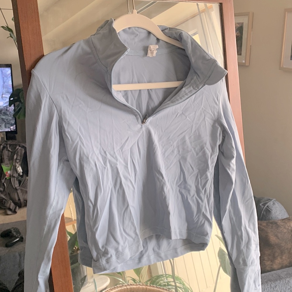 Paragon Fitwear cropped quarter zip pullover